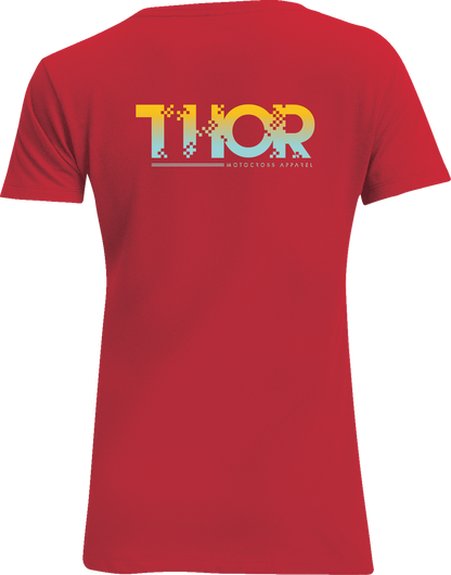 THOR Women's 8 Bit T-Shirt - Red - Small 3031-4227