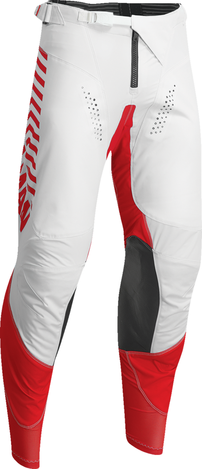 THOR Hallman Differ Slice Pants - White/Red - 32 2901-10306