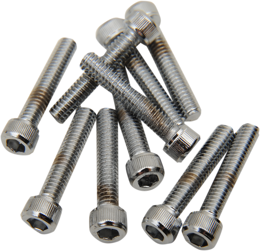 DRAG SPECIALTIES Bolts - Socket-Head - Knurled - 8-32 x 7/8" MPB190