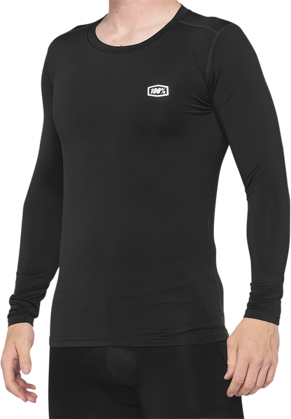 100% Basecamp Jersey - Long-Sleeve - Black - Large 40045-00002