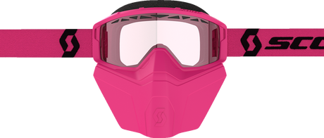 SCOTT Primal Safari Facemask Snow Goggle - Yellow/Black - Rose 278608-1665134