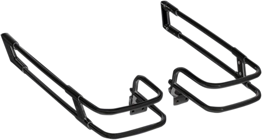 DRAG SPECIALTIES Saddlebag Guard Rails - Black - '14-'20 21037B