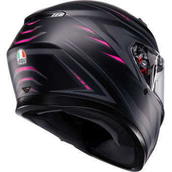 AGV Helmet K3 Syth Matte Black/Pink 2x 2118381004-025-XXL