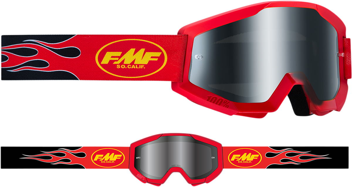 Gafas FMF PowerCore Sand - Llama - Rojo - Ahumado F-50053-00003 2601-3015 