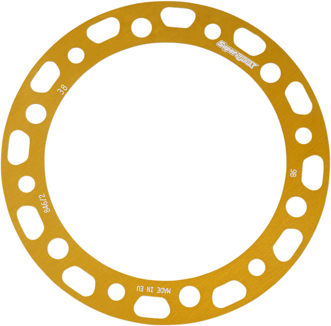 SUPERSPROX Edge Rear Sprocket Insert - Gold RACD8462-38-GLD