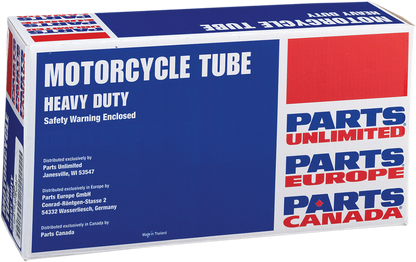 Parts Unlimited Inner Tube - Heavy Duty - 19" - Tr-4 - Center/Side Metal Valve B20068