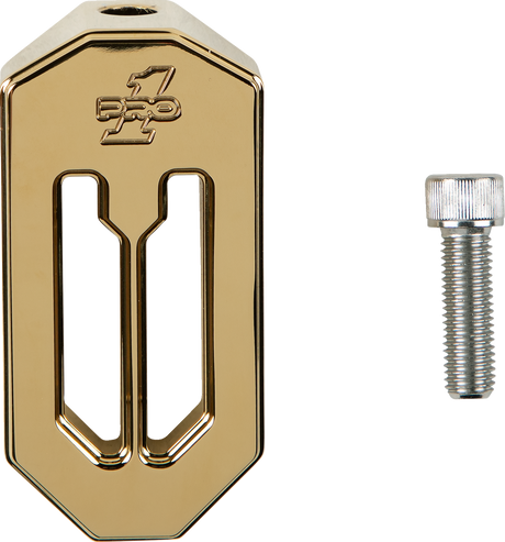 PRO-ONE PERF.MFG. Touring Brake Peg - Gold 500747TIN