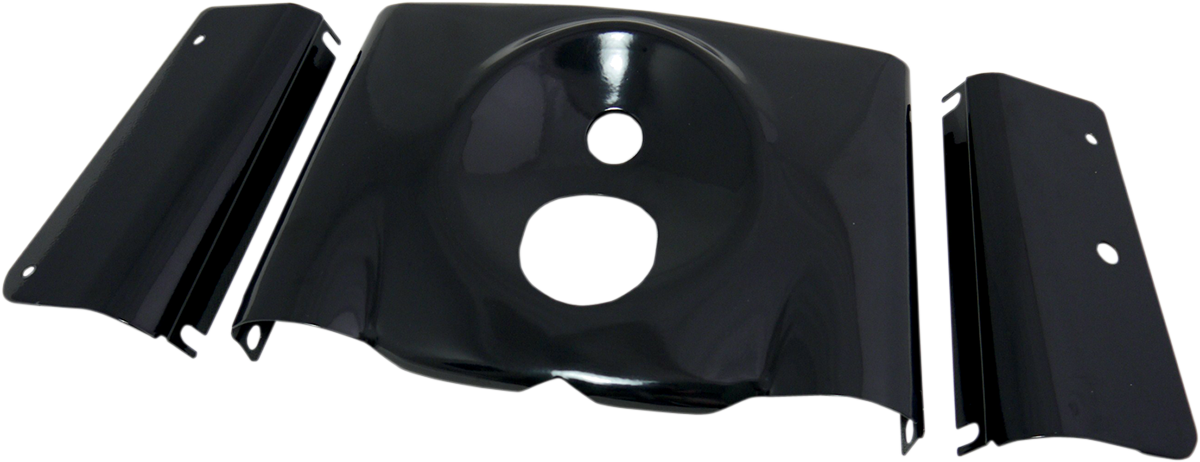 DRAG SPECIALTIES Latas para horquilla de 3 piezas - Negro brillante - Lisa - '86-'17 FLST 76914B