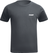 THOR Youth Whip T-Shirt - Charcoal - Medium 3032-3599