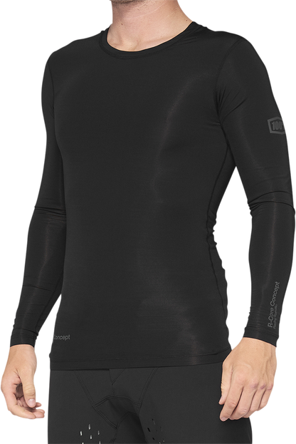 100% R-Core Concept Long-Sleeve Jersey - Black - Large 40004-00002