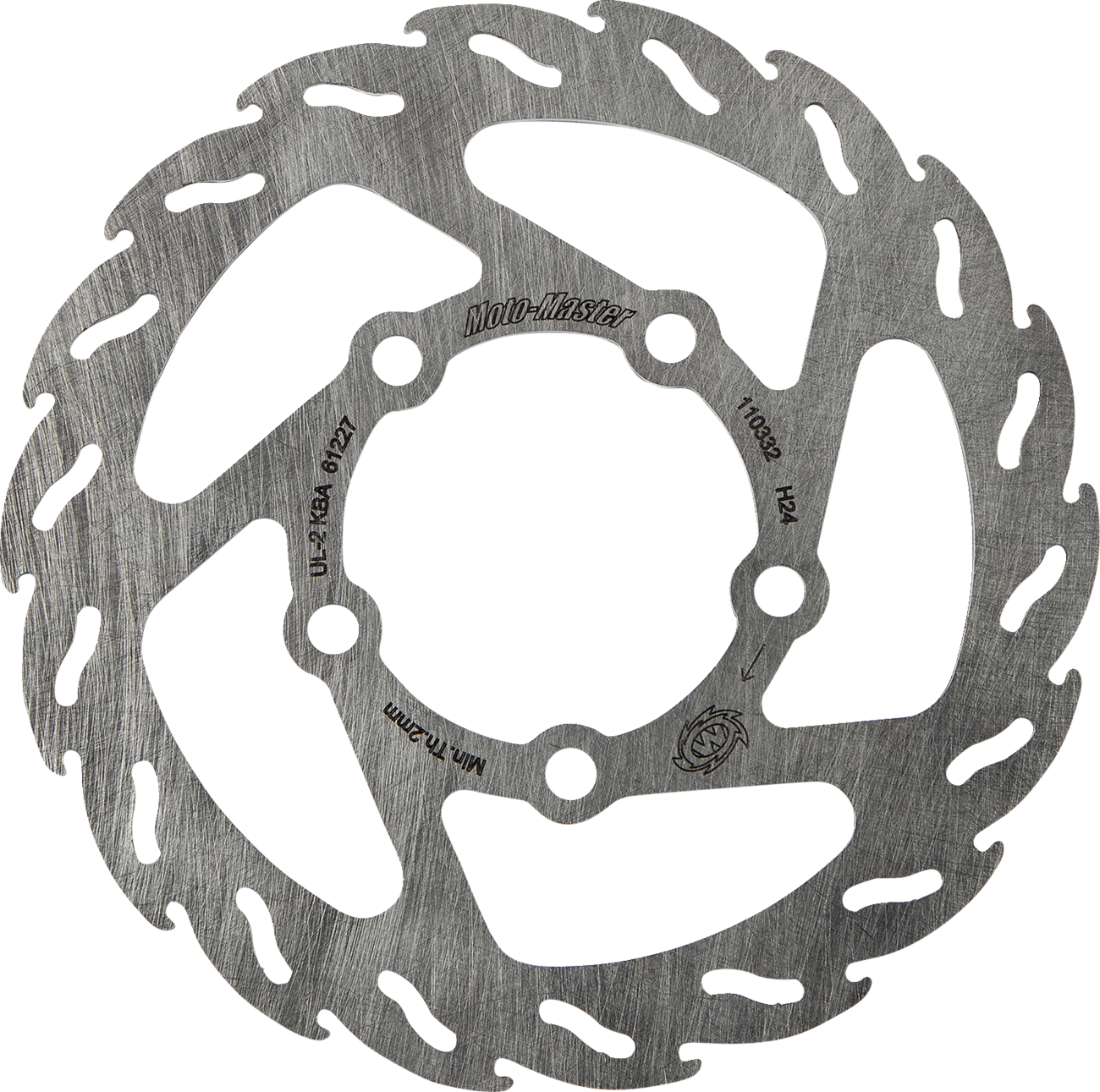 MOTO-MASTER Brake Rotor - Rear - Flame 110332-PU