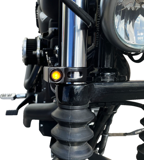 JOKER MACHINE Turn Signal - 39 mm - Amber - Black 05-220-1