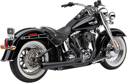 COBRA El Diablo Exhaust - Black - '12-'17 Softail N/F FXSB/FXSE MODELS 6483B