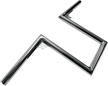 LA CHOPPERS Handlebar - Web T - 10" - Chrome LA-7380-W10