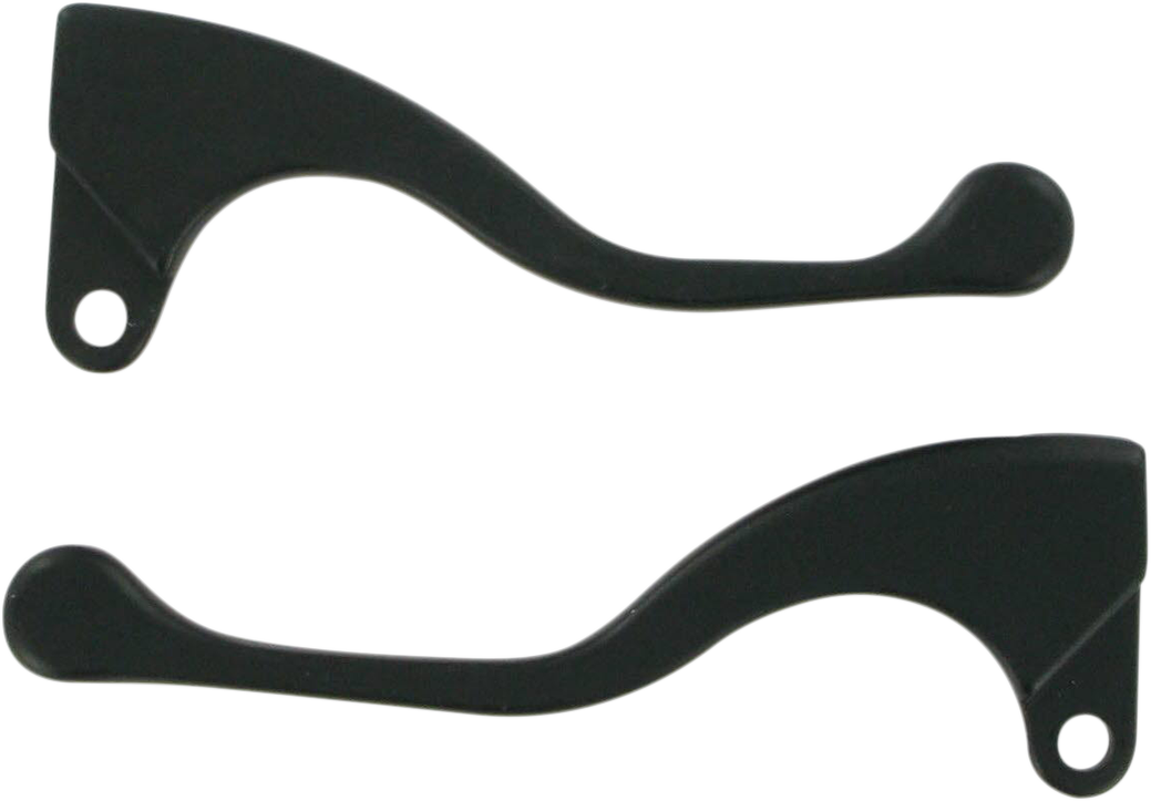 Parts Unlimited Levers - Shorty - Black 44-1116