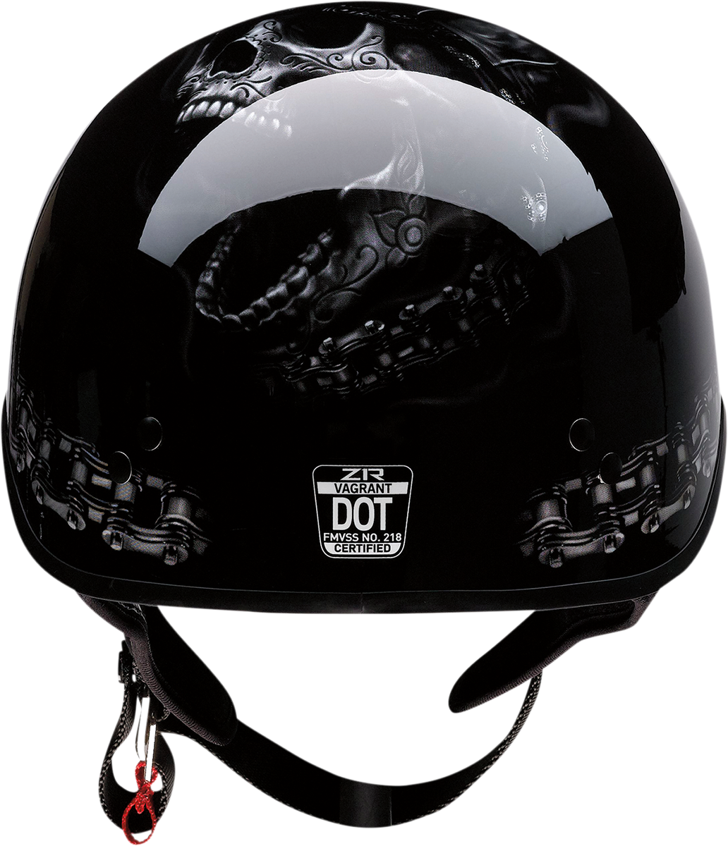 Z1R Vagrant Helmet - FTW - Black/Gray - Small 0103-1319