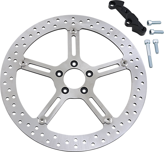 ARLEN NESS Big Brake Rotor - 15" - Front Right - Harley-Davidson 02-973