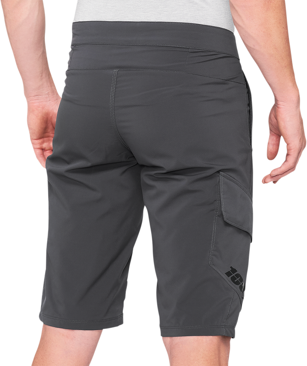 100% Ridecamp Shorts - Charcoal - US 28 40029-00007