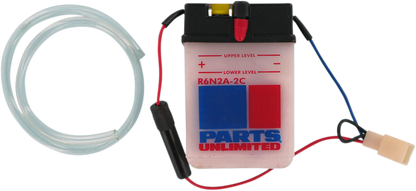 Parts Unlimited Conventional Battery 6n2a2c