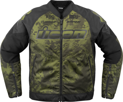 ICON Overlord3™ CE Magnacross Jacket - Green - XL 2820-6721