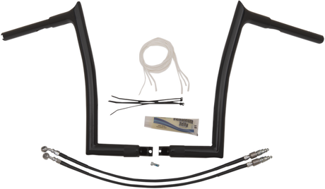FAT BAGGERS INC. Handlebar Kit - Pointed Top - 14" - Black 909314-B