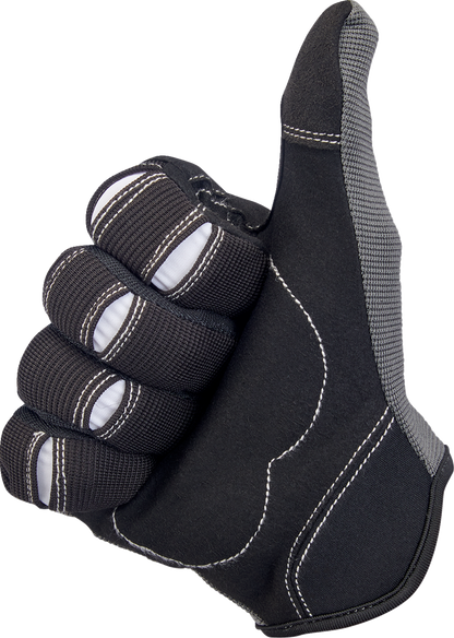 Guantes de moto BILTWELL - Gris/Negro - XS 1501-1101-001 