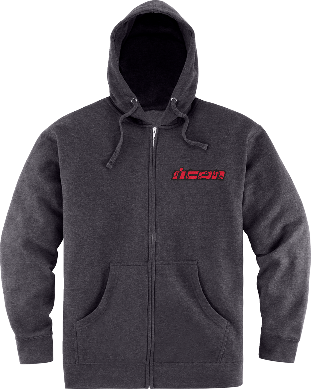 ICON Omnicrux Zip Fleece Hoodie - Black - 2XL 3050-6391