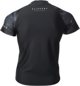 SLIPPERY Rashguard Short Sleeve Underwear - Black/Camo - Large 3250-0138