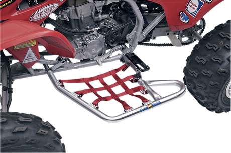 DG PERFORMANCE Nerf Bars - TRX450R - Natural/Red 60-2455