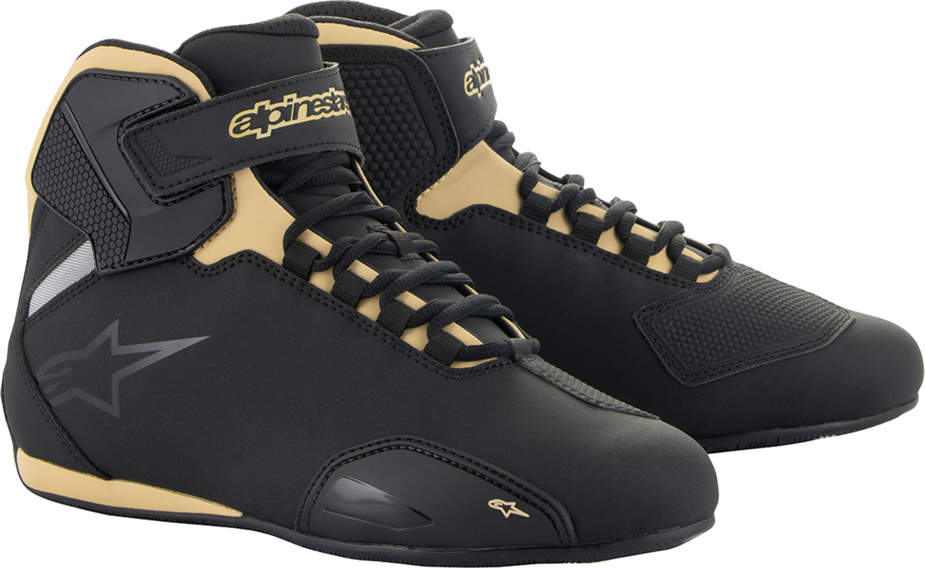 ALPINESTARS Women's Sektor Shoes - Black/Champagne - US 6 2515719-1090-6