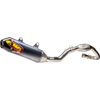 FMF Q4 Hex S/A Slip-On Muffler - Stainless Steel/Anodized - Honda CRF250R/RX 41617