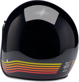 BILTWELL Bonanza Helmet - Gloss Black Spectrum - XL 1001-536-205