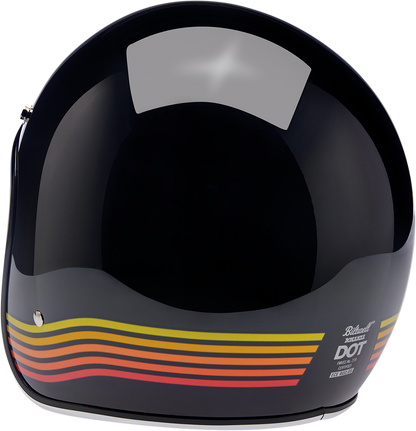 BILTWELL Bonanza Helmet - Gloss Black Spectrum - XS 1001-536-201