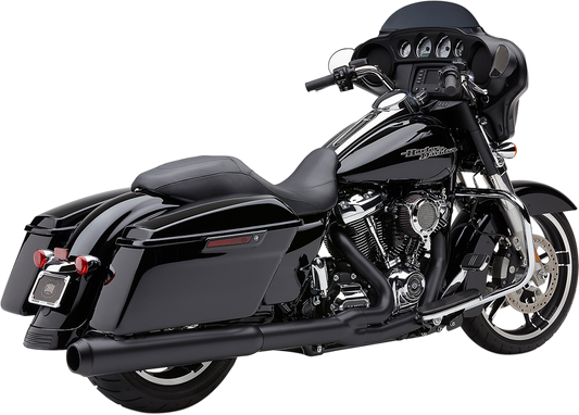 COBRA Powr-Flo 2:1 Exhaust - Black - '17-'20 FL NOT FOR TRIKE MODELS 6451RB