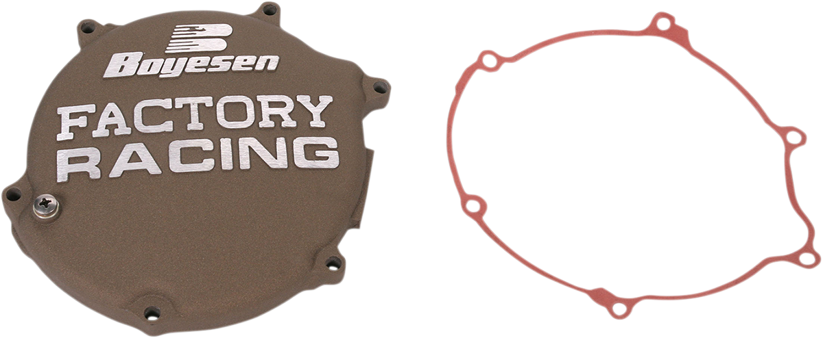 BOYESEN Clutch Cover - Gold - KX125 CC-11AM