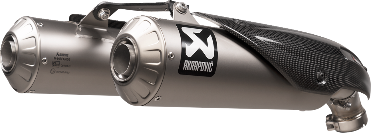 Silenciador deslizante AKRAPOVIC - Titanio Scrambler 1100 2021-2023 S-D11SO13-HBFGT 1811-4247 