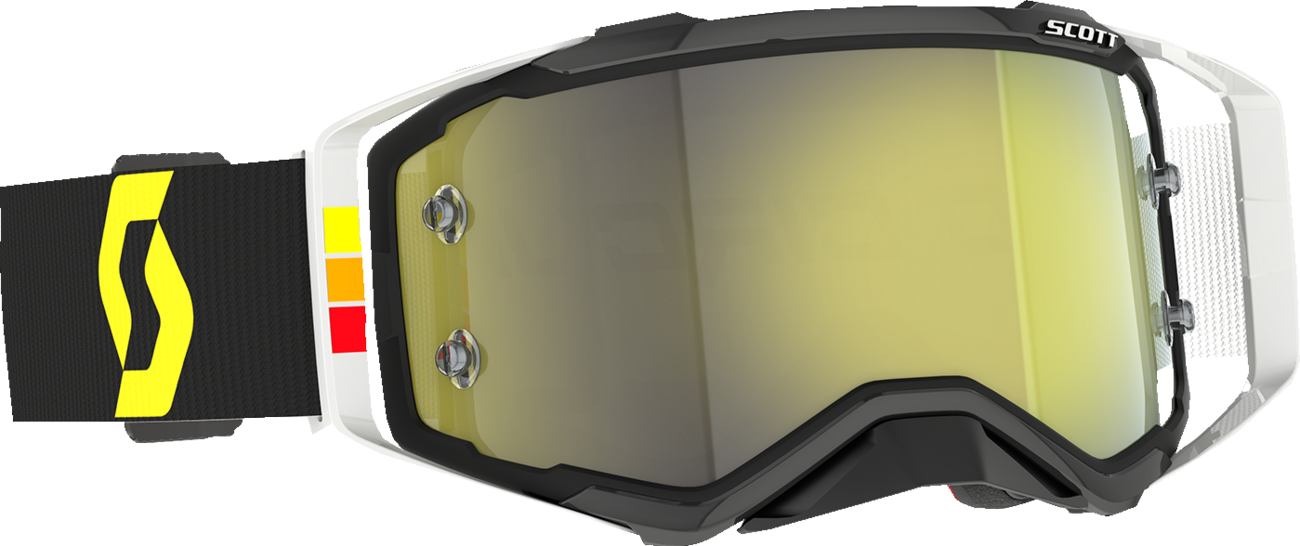 SCOTT Pro Circuit Prospect Goggles - Black/White - Yellow 285540-1007289