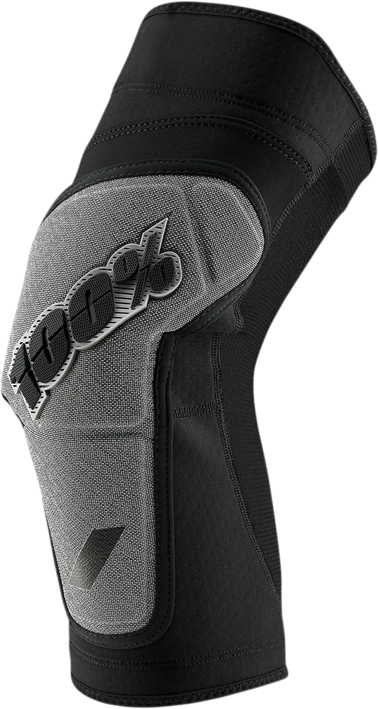 100% Ridecamp Knee Guards - Black/Gray - Large 70001-00003