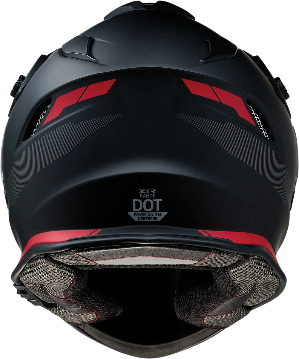 Z1R Range Helmet - Uptake - Black/Red - XL 0140-0017