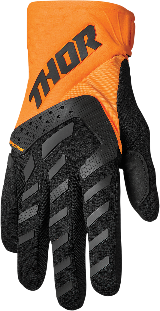 THOR Youth Spectrum Gloves - Orange/Black - XS 3332-1613