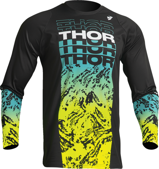 THOR Sector Atlas Jersey - Black/Teal - XL 2910-7056