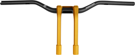 PERFORMANCE MACHINE (PM) Handlebar Assembly - External Wiring - Gold Ops 0208-2186M-SMG