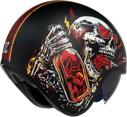 Z1R Saturn Helmet - Devil Made Me - Black/Red - Large 0104-2819