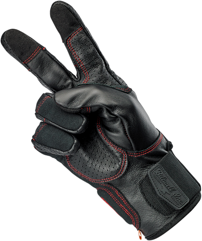 BILTWELL Borrego Gloves - Redline - Large 1506-0108-304