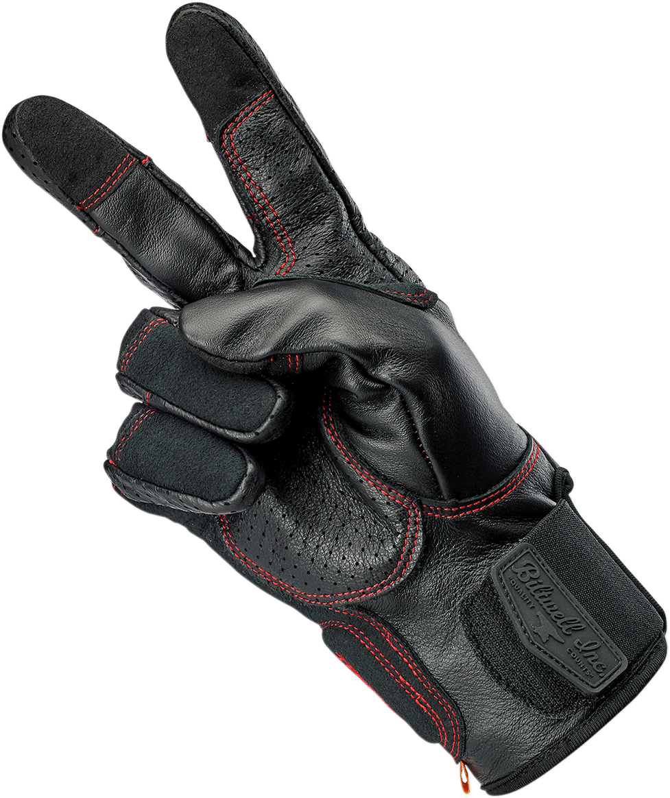 BILTWELL Borrego Gloves - Redline - XL 1506-0108-305