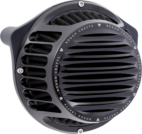 ROUGH CRAFTS Round Air Cleaner - Black - XL RC-600-011