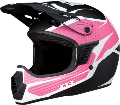 Z1R Child Rise Helmet - Flame - Pink - L/XL 0111-1438