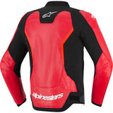 ALPINESTARS GP Force v2 Airflow Leather Jacket - Red/Red Fluo - US 38 / EU 48 3100326-3155-48