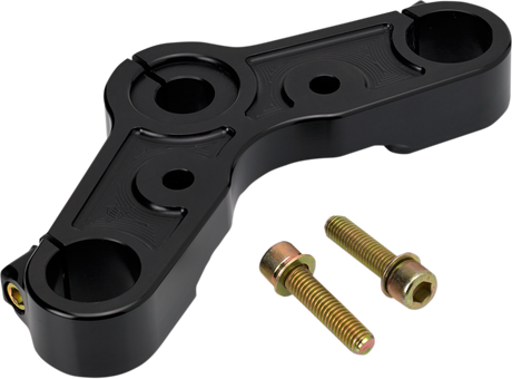JOKER MACHINE Upper Triple Tree - Black Anodized - '10-'15 XL 1200X 10-333B