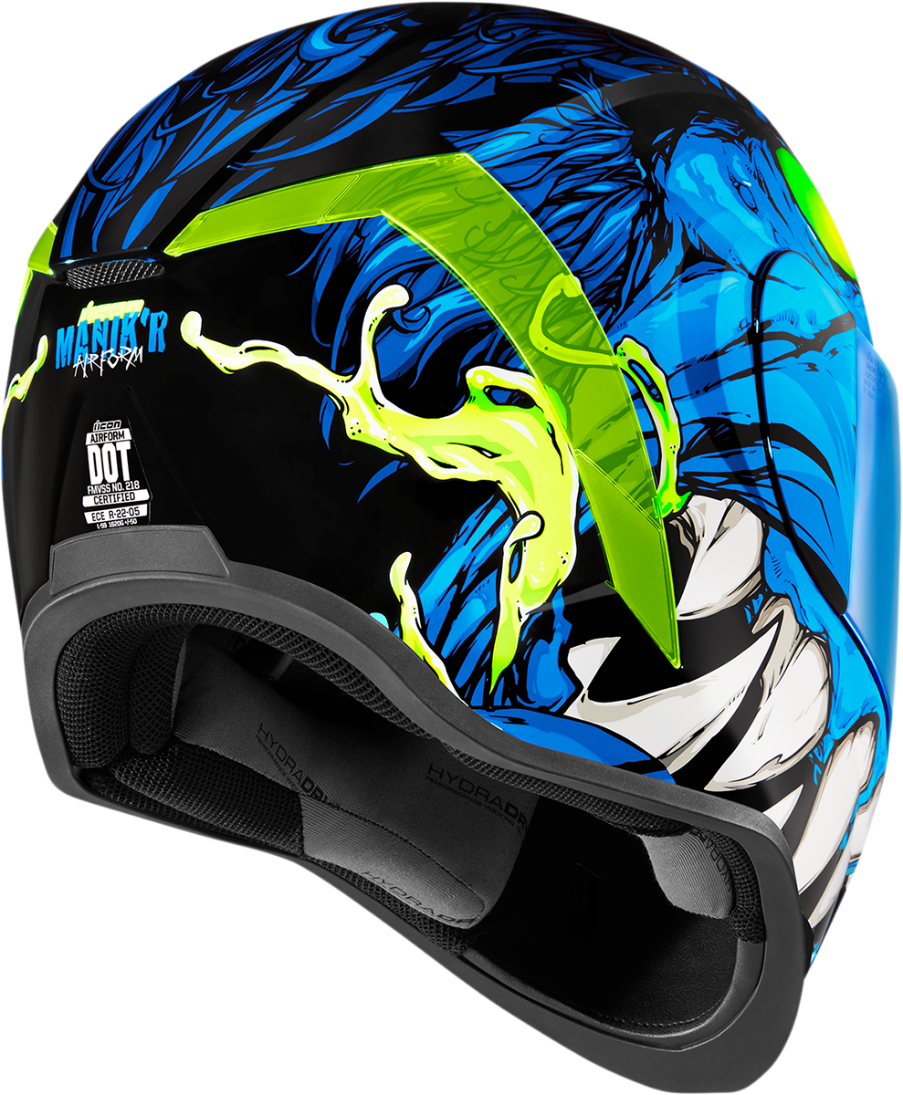 ICON Airform™ Helmet - Manik'R - Blue - XS 0101-13861
